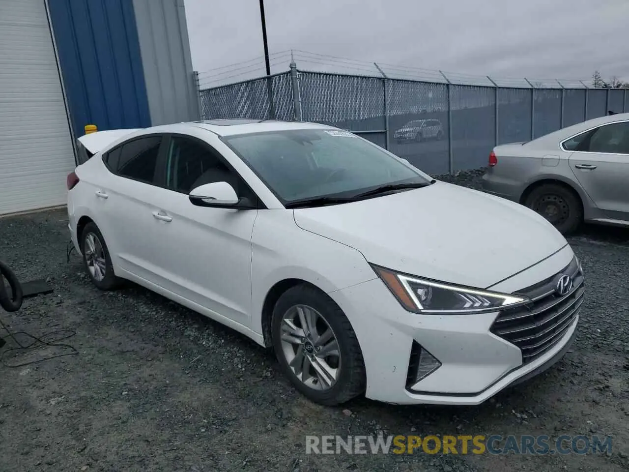 4 Photograph of a damaged car KMHD84LF8KU881586 HYUNDAI ELANTRA 2019