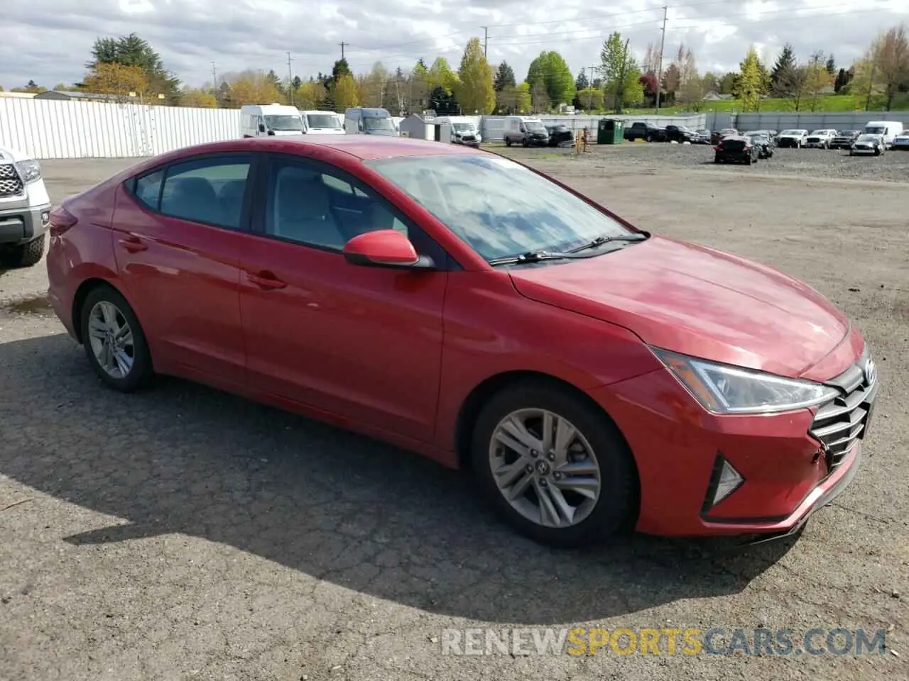 4 Photograph of a damaged car KMHD84LF9KU742423 HYUNDAI ELANTRA 2019