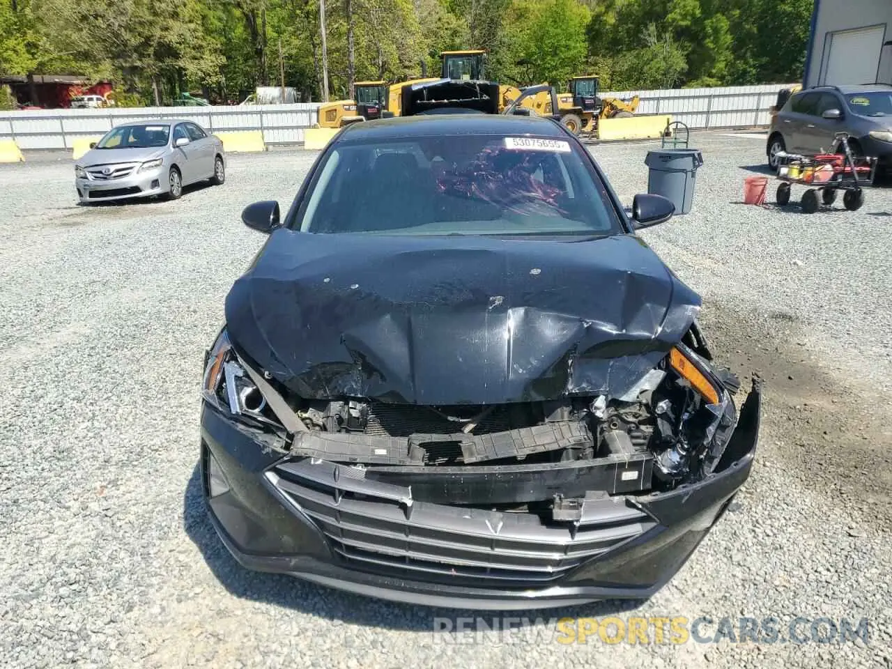 5 Photograph of a damaged car KMHD84LF9KU775504 HYUNDAI ELANTRA 2019