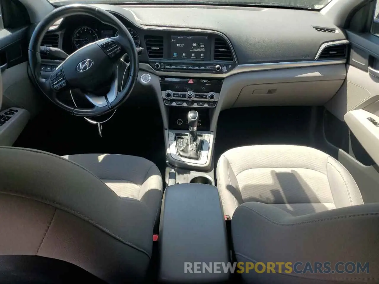 8 Photograph of a damaged car KMHD84LF9KU775504 HYUNDAI ELANTRA 2019