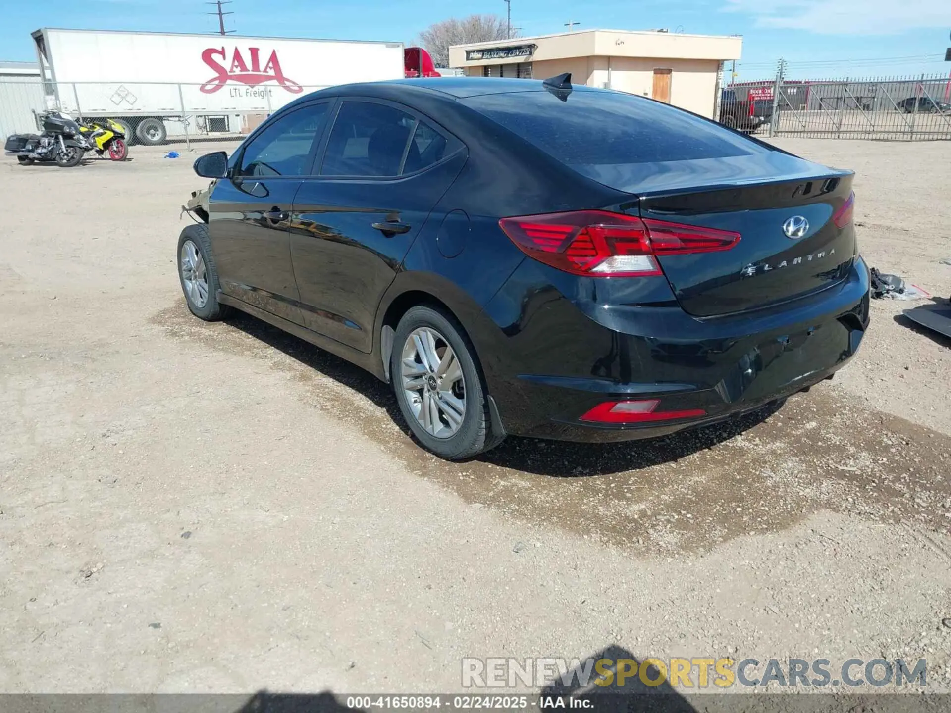 3 Photograph of a damaged car KMHD84LF9KU850394 HYUNDAI ELANTRA 2019