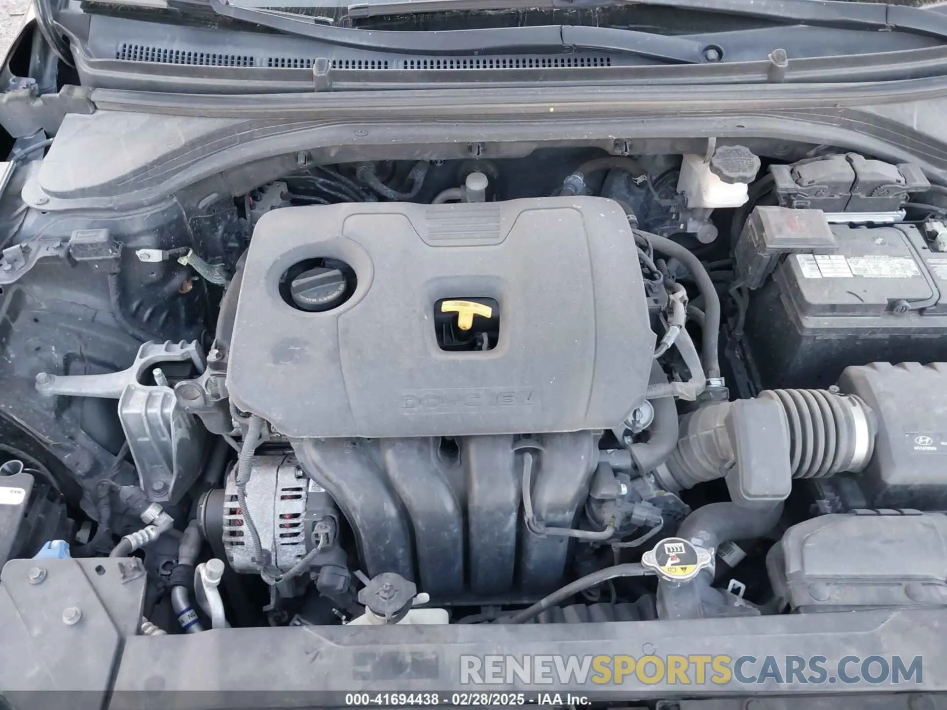 10 Photograph of a damaged car KMHD84LFXKU731169 HYUNDAI ELANTRA 2019
