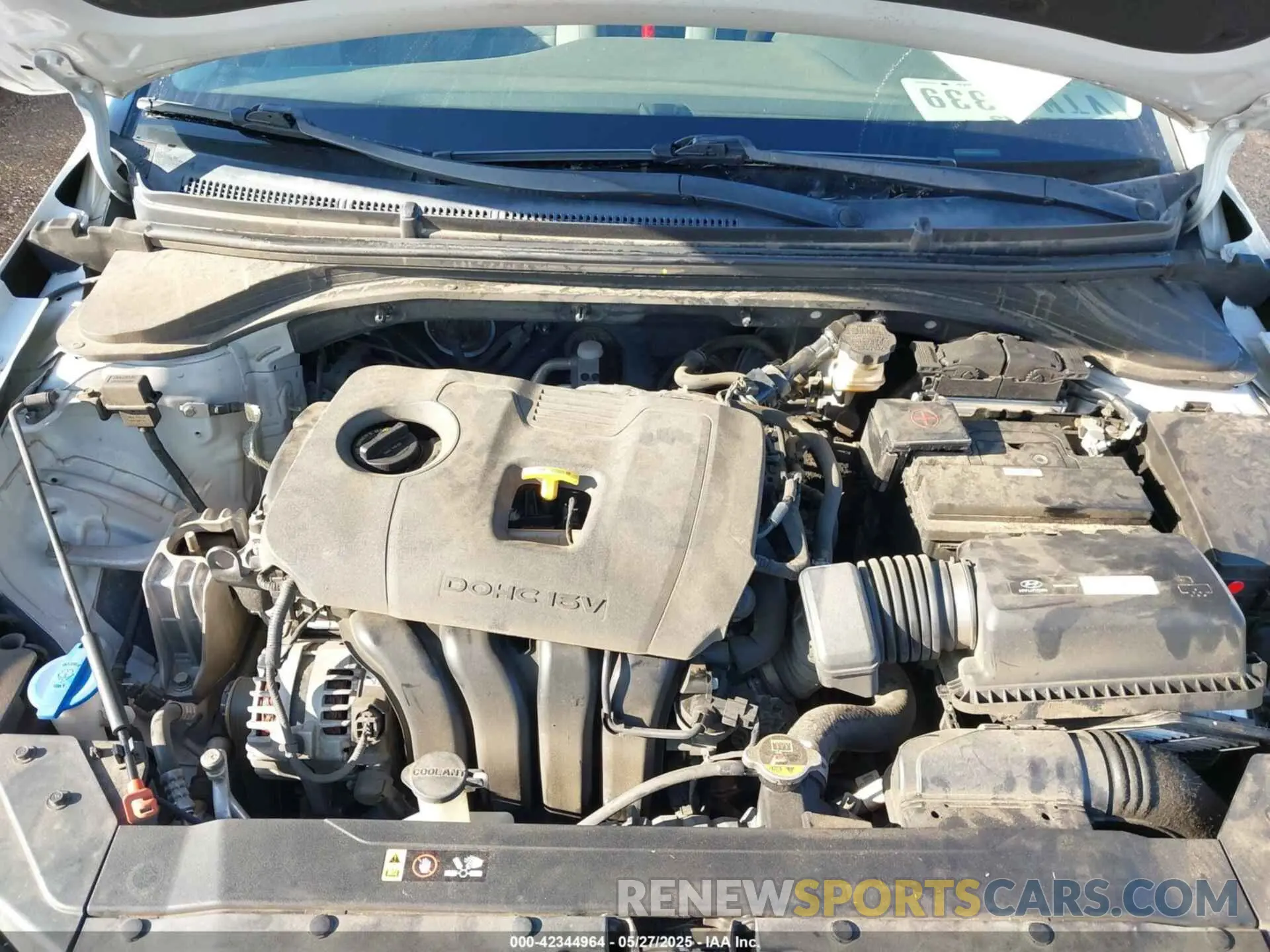 10 Photograph of a damaged car KMHD84LFXKU746190 HYUNDAI ELANTRA 2019
