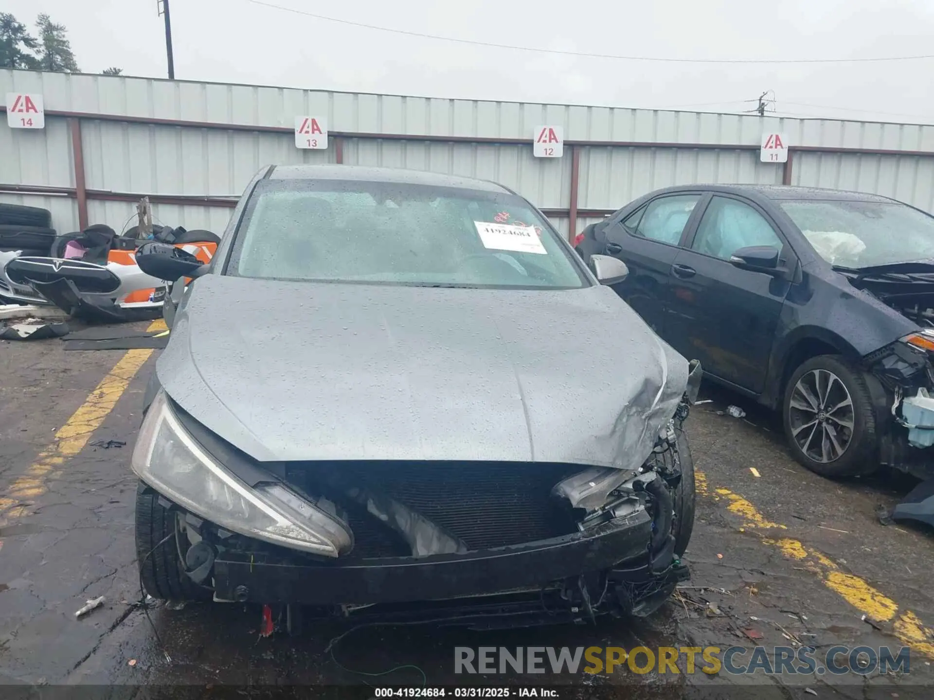 12 Photograph of a damaged car KMHD84LFXKU781862 HYUNDAI ELANTRA 2019