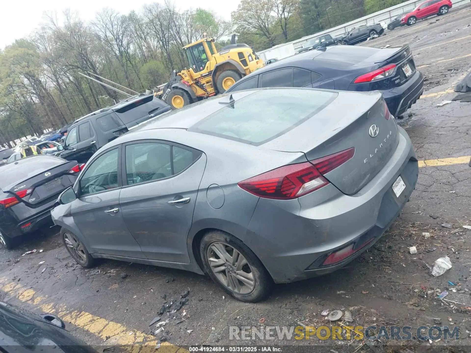 14 Photograph of a damaged car KMHD84LFXKU781862 HYUNDAI ELANTRA 2019