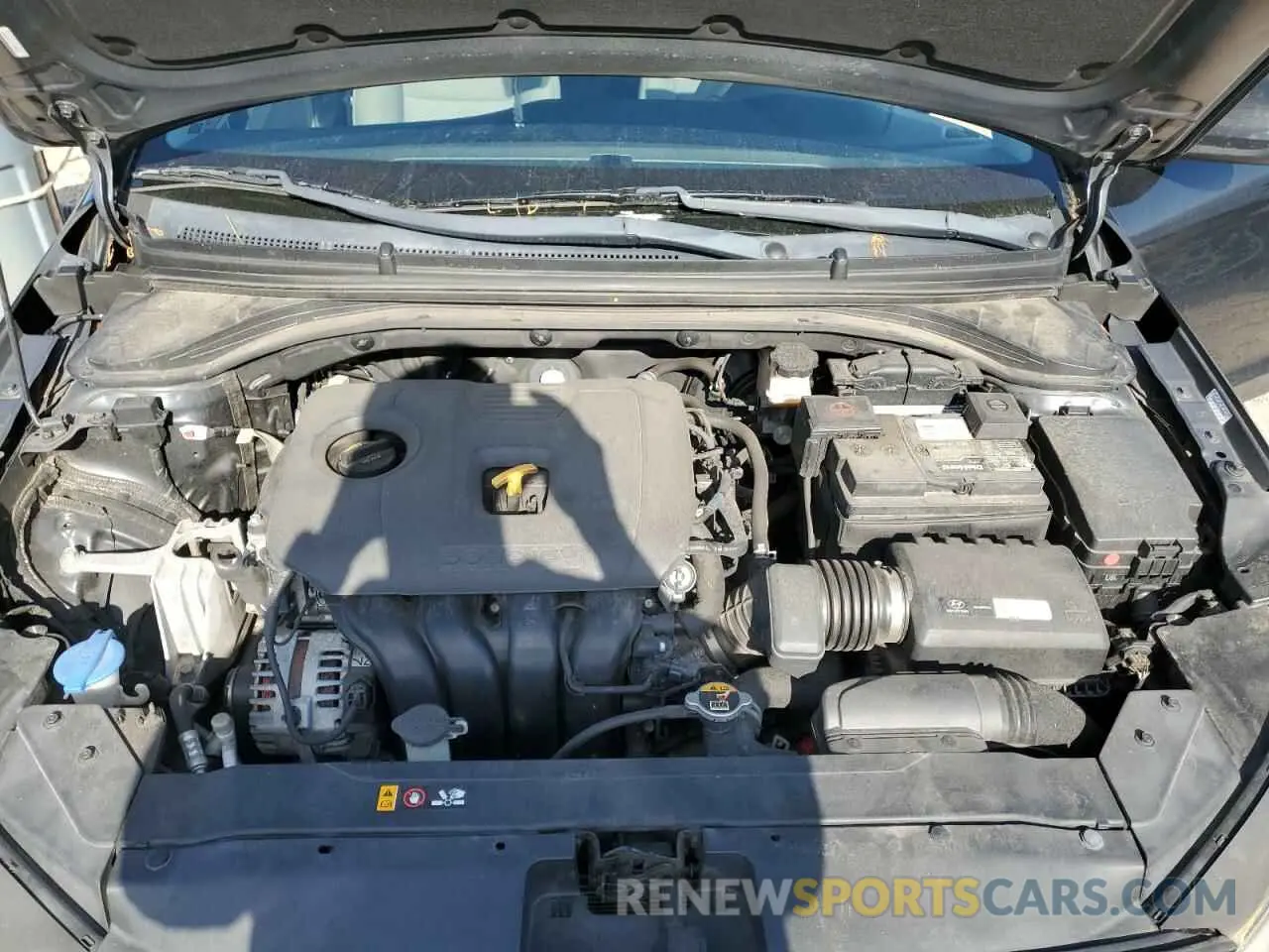 11 Photograph of a damaged car KMHD84LFXKU783949 HYUNDAI ELANTRA 2019