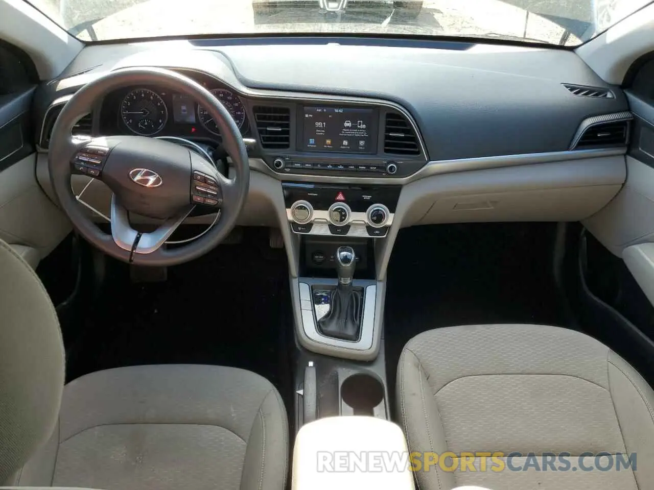 8 Photograph of a damaged car KMHD84LFXKU783949 HYUNDAI ELANTRA 2019
