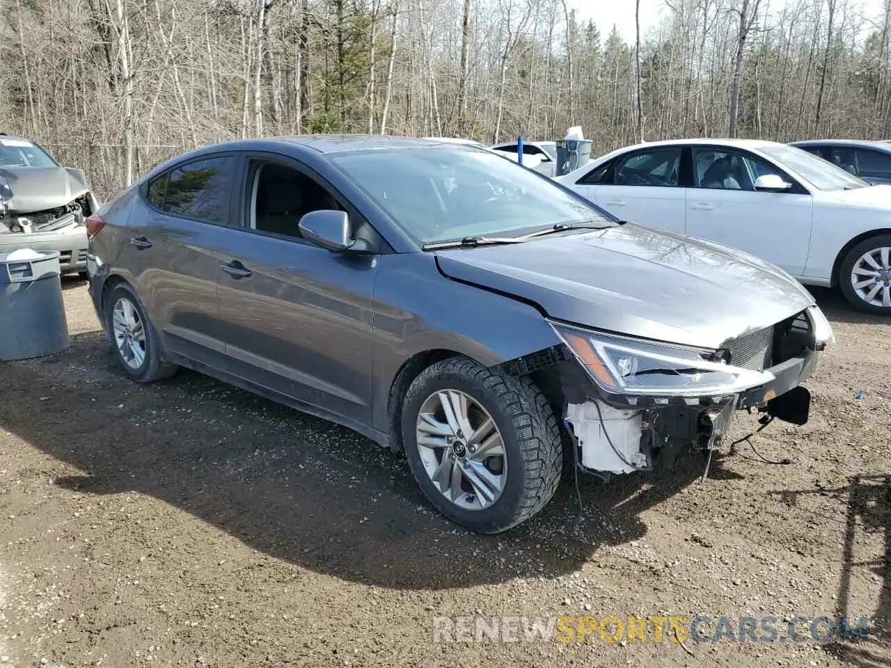4 Photograph of a damaged car KMHD84LFXKU869035 HYUNDAI ELANTRA 2019
