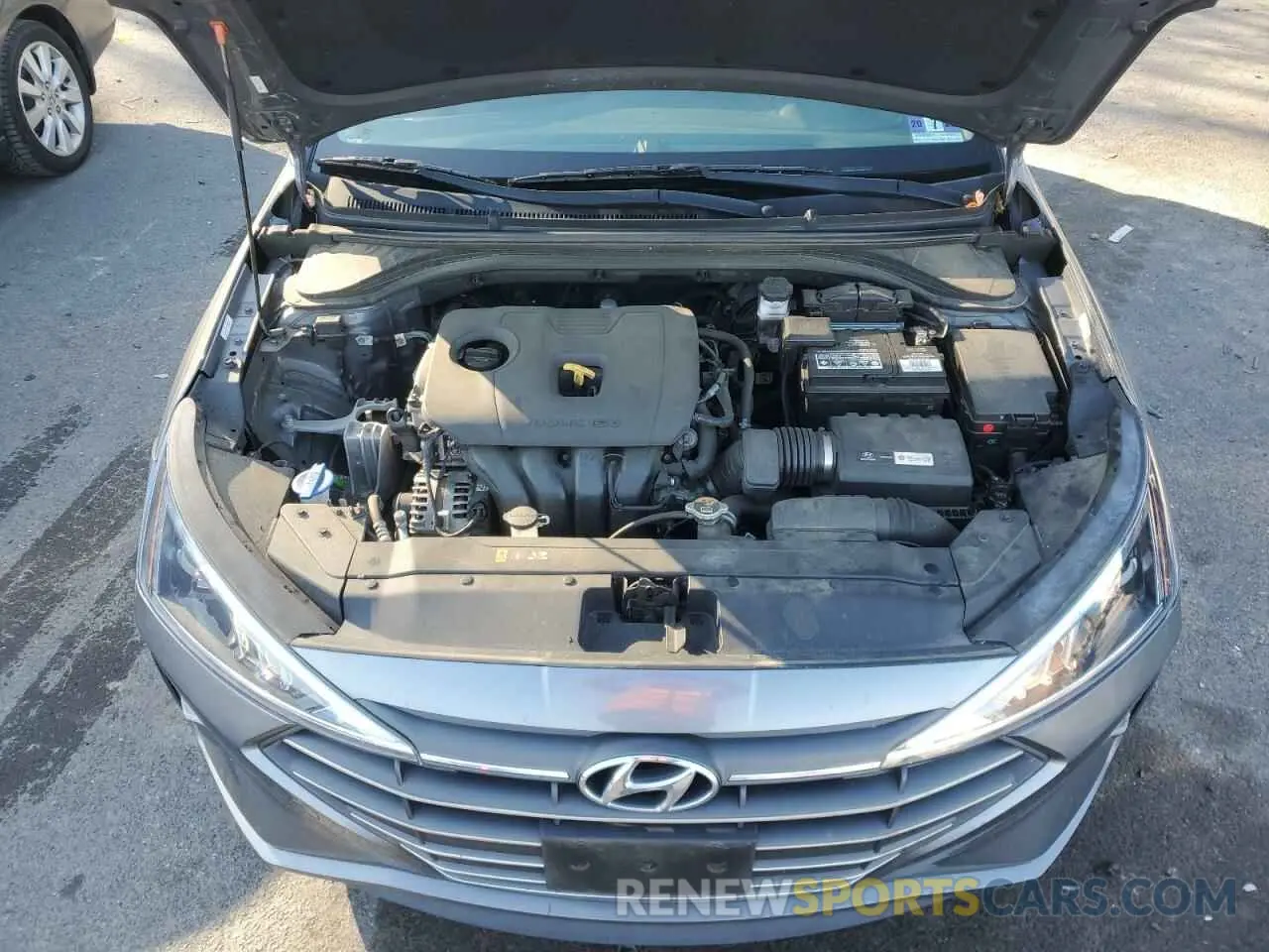 11 Photograph of a damaged car KMHD84LFXKU878138 HYUNDAI ELANTRA 2019