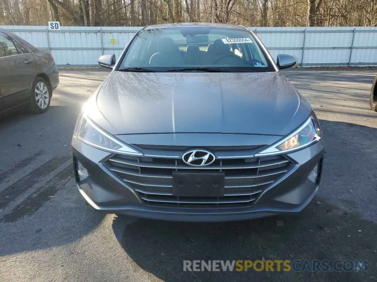 5 Photograph of a damaged car KMHD84LFXKU878138 HYUNDAI ELANTRA 2019