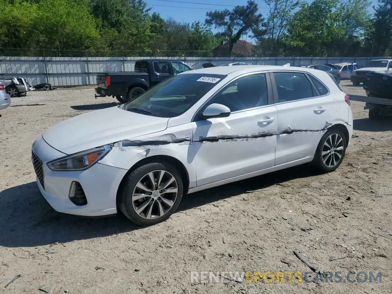 1 Photograph of a damaged car KMHH35LE0KU089851 HYUNDAI ELANTRA 2019