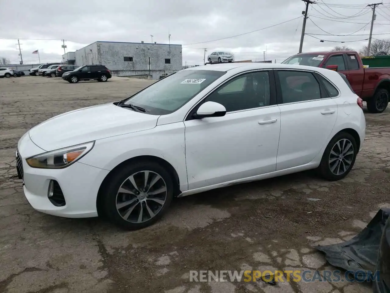 1 Photograph of a damaged car KMHH35LE1KU088983 HYUNDAI ELANTRA 2019