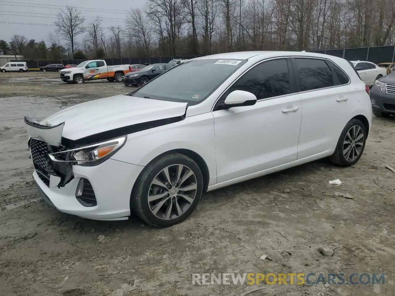 1 Photograph of a damaged car KMHH35LE1KU091835 HYUNDAI ELANTRA 2019