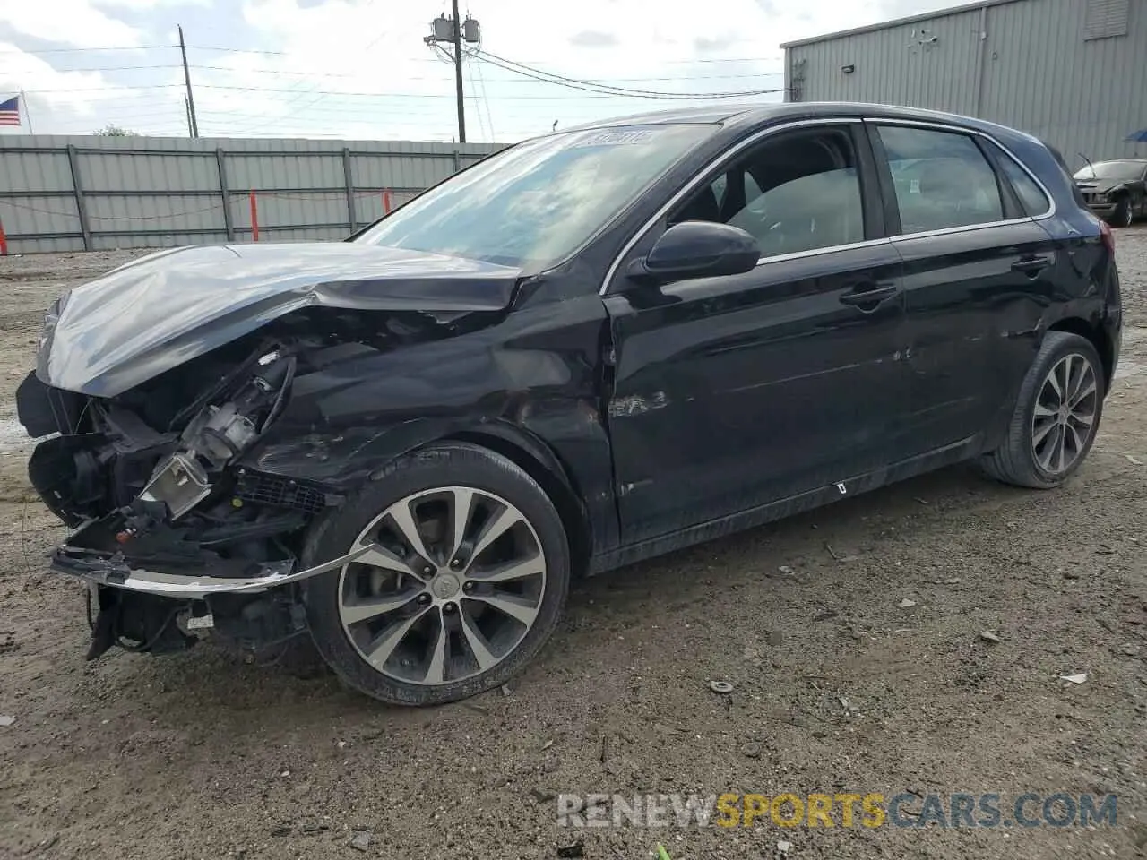 1 Photograph of a damaged car KMHH35LE2KU094601 HYUNDAI ELANTRA 2019