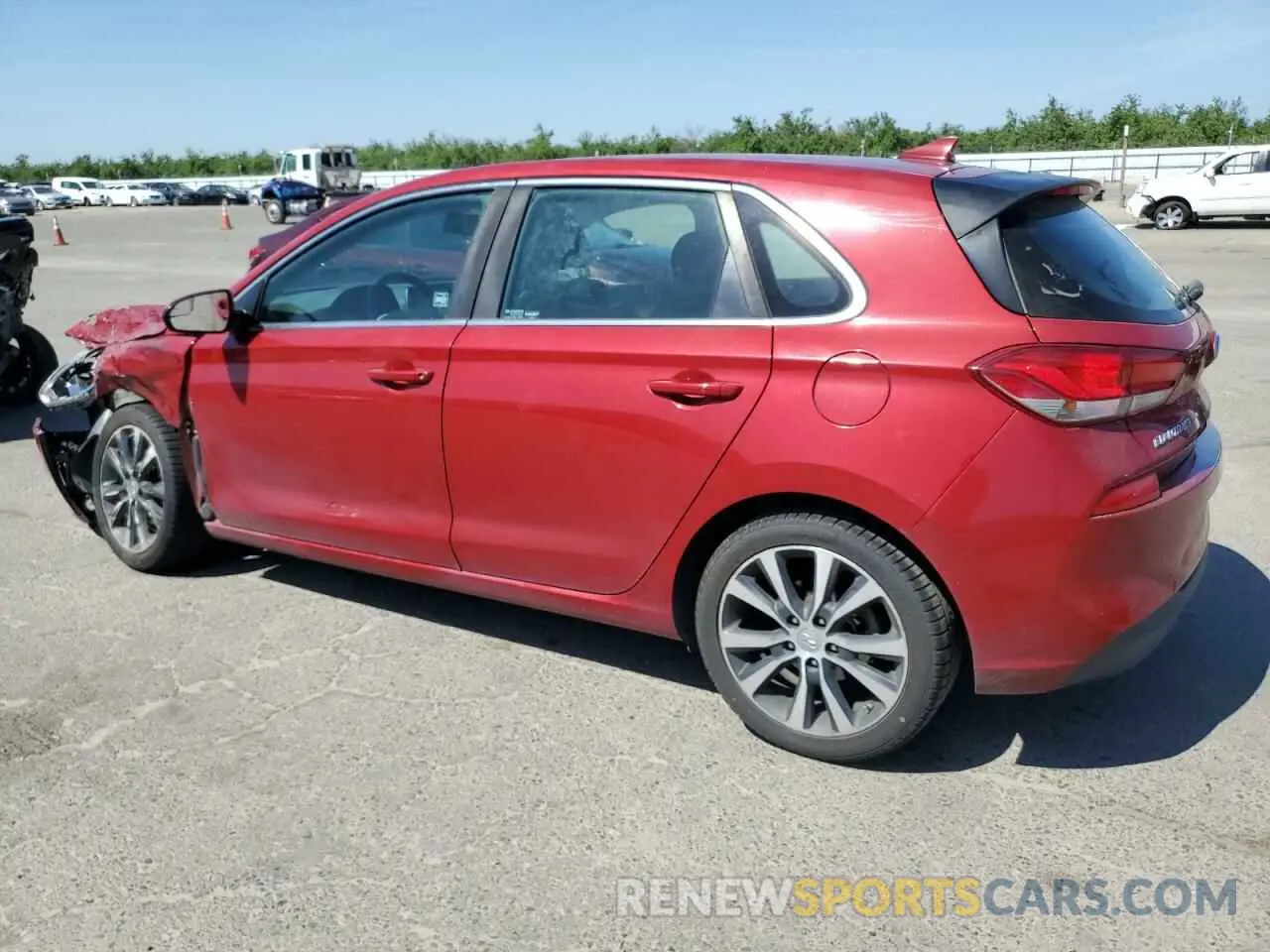 2 Photograph of a damaged car KMHH35LE3KU098785 HYUNDAI ELANTRA 2019