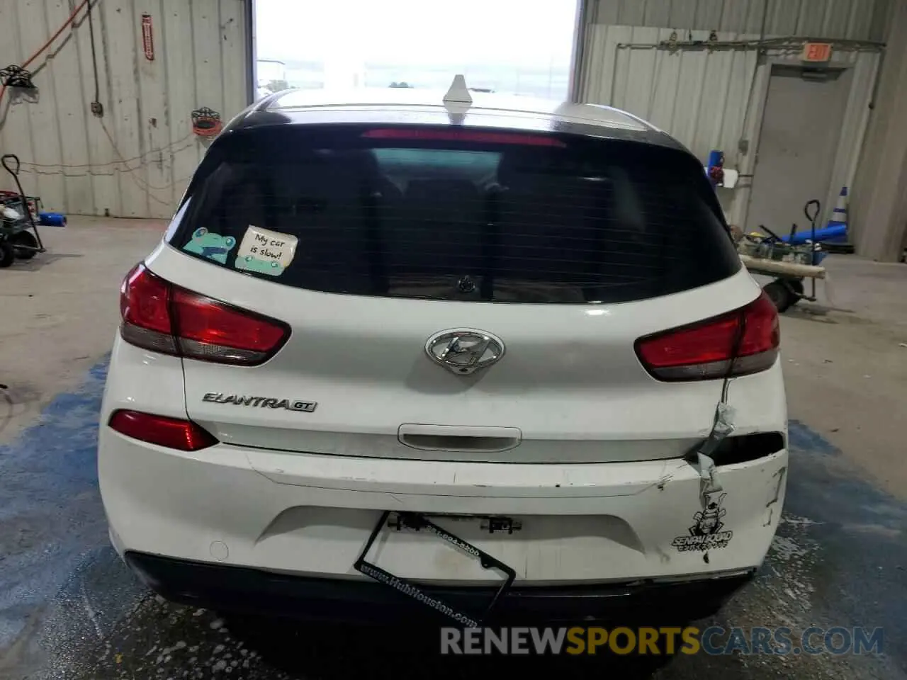 6 Photograph of a damaged car KMHH35LE3KU107100 HYUNDAI ELANTRA 2019