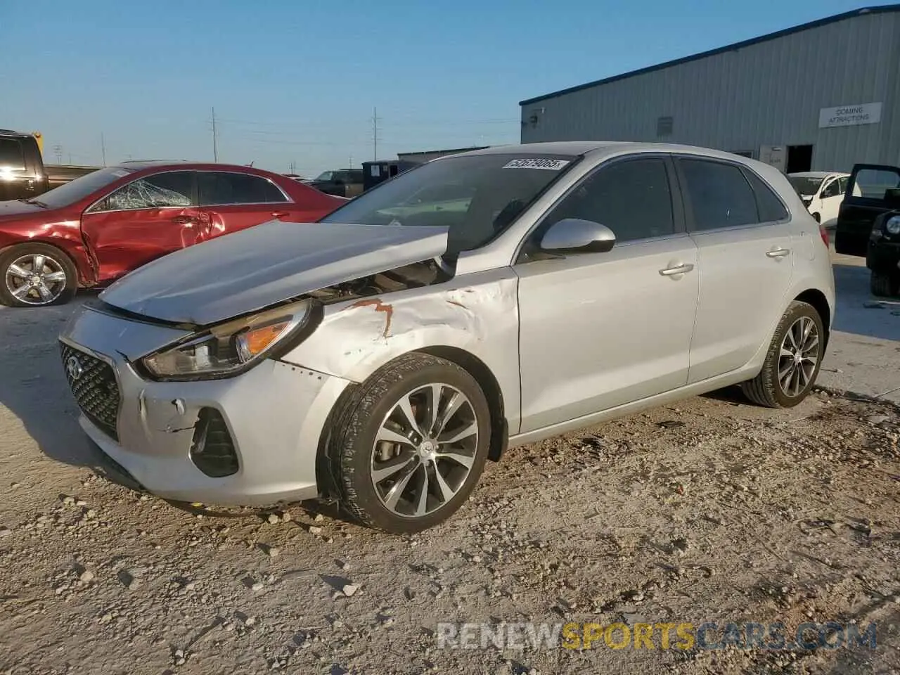 1 Photograph of a damaged car KMHH35LE6KU102148 HYUNDAI ELANTRA 2019
