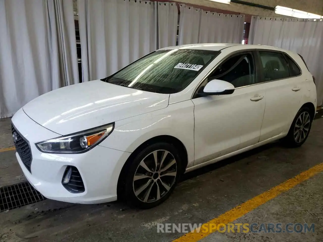 1 Photograph of a damaged car KMHH35LE7KU093332 HYUNDAI ELANTRA 2019