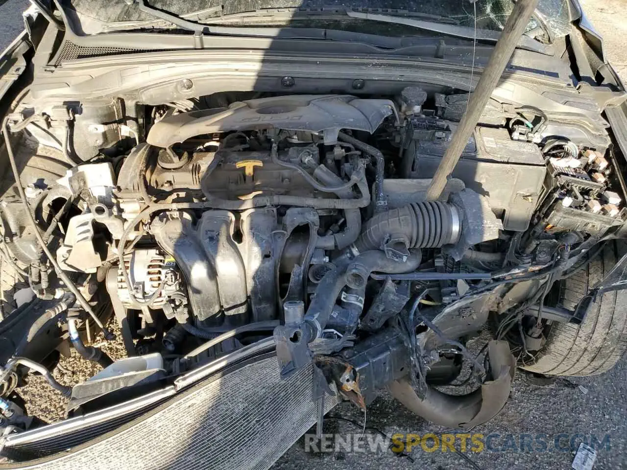 12 Photograph of a damaged car KMHH35LE8KU099415 HYUNDAI ELANTRA 2019