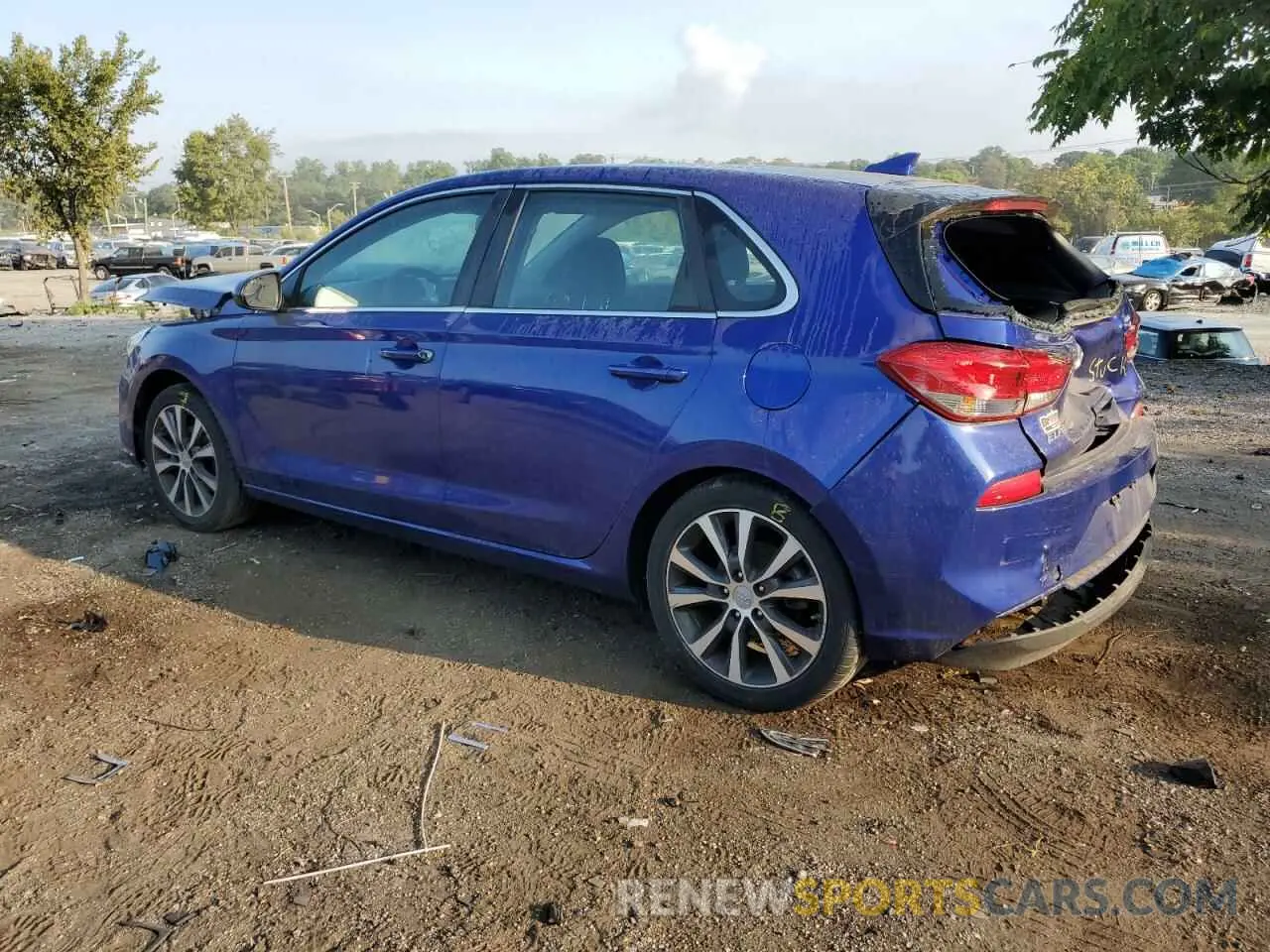 2 Photograph of a damaged car KMHH35LE8KU118772 HYUNDAI ELANTRA 2019