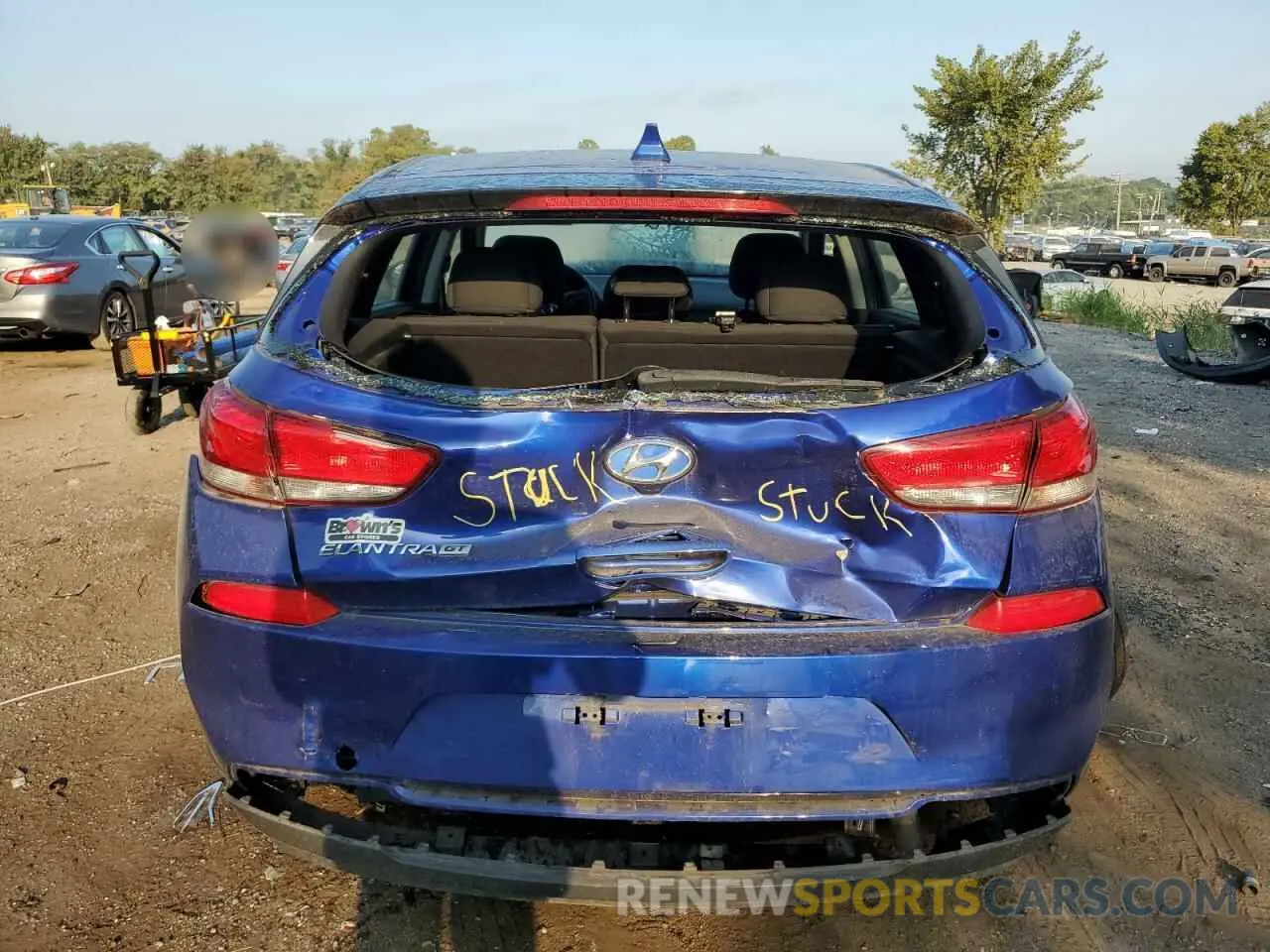 6 Photograph of a damaged car KMHH35LE8KU118772 HYUNDAI ELANTRA 2019