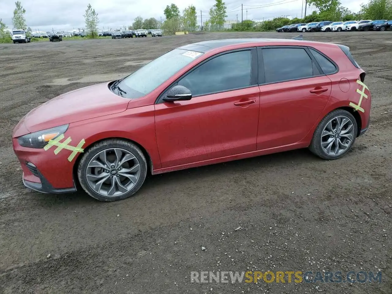1 Photograph of a damaged car KMHH55LC1KU116497 HYUNDAI ELANTRA 2019
