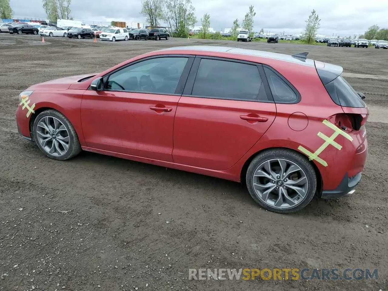 2 Photograph of a damaged car KMHH55LC1KU116497 HYUNDAI ELANTRA 2019
