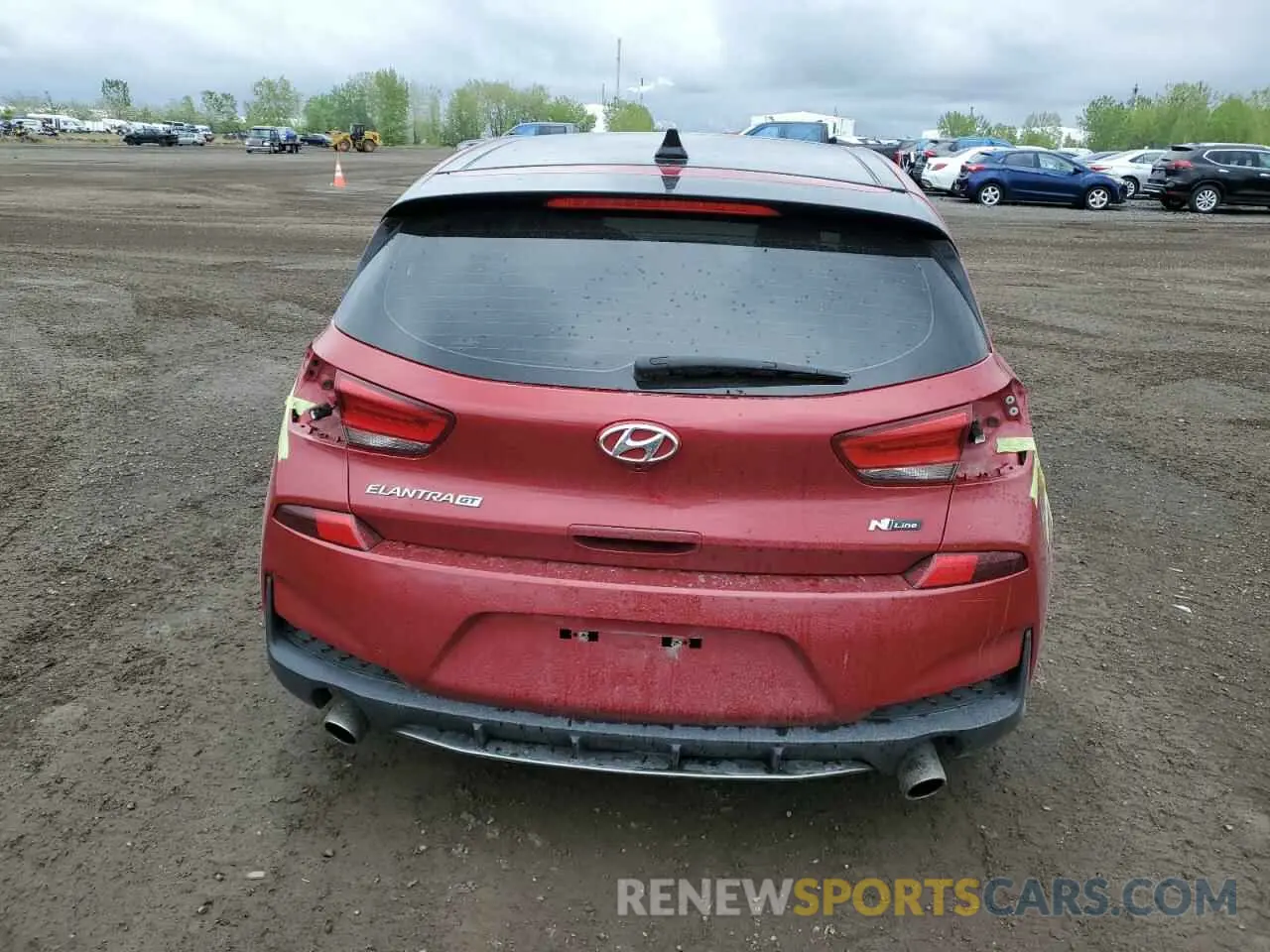 6 Photograph of a damaged car KMHH55LC1KU116497 HYUNDAI ELANTRA 2019