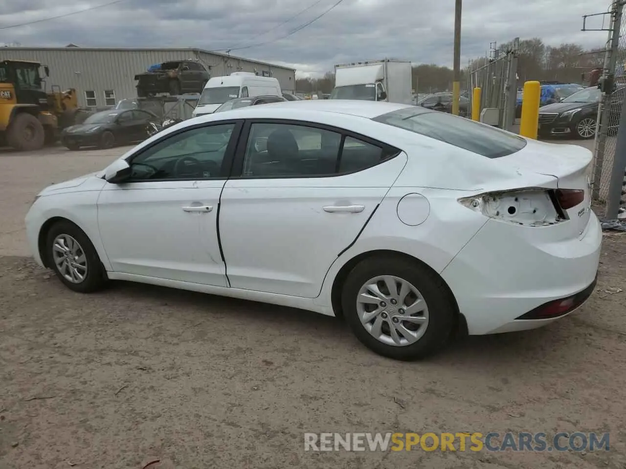 2 Photograph of a damaged car 5NPD74LF0LH502163 HYUNDAI ELANTRA 2020