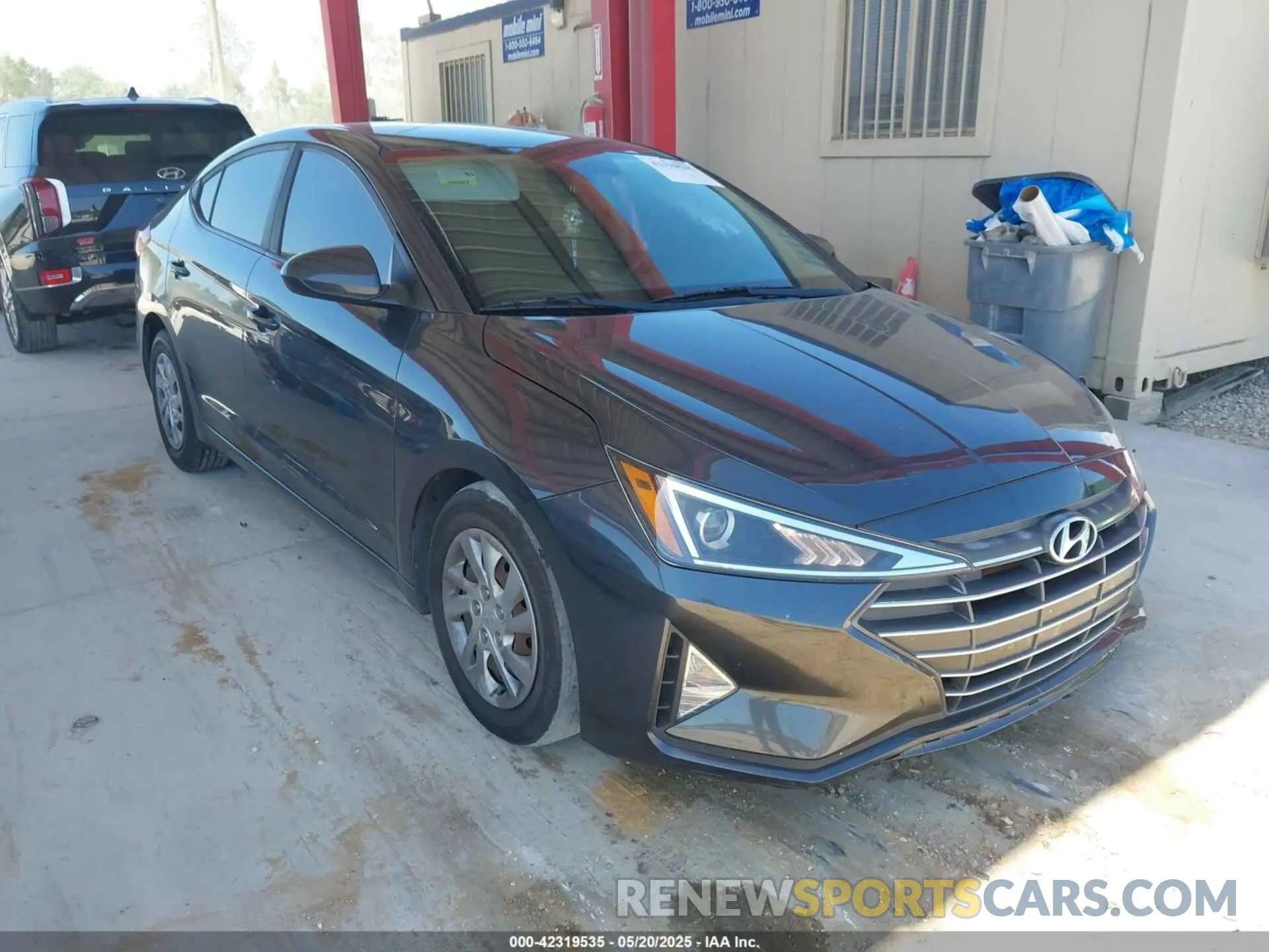 1 Photograph of a damaged car 5NPD74LF0LH598831 HYUNDAI ELANTRA 2020