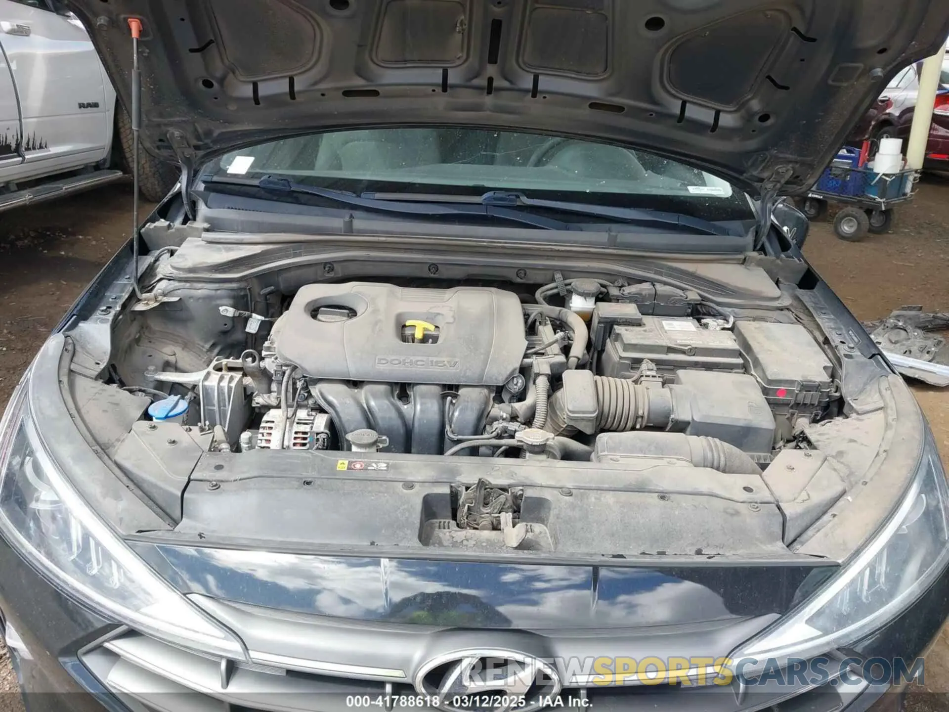 10 Photograph of a damaged car 5NPD74LF0LH606457 HYUNDAI ELANTRA 2020