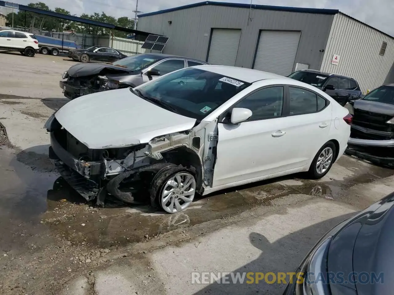1 Photograph of a damaged car 5NPD74LF1LH602921 HYUNDAI ELANTRA 2020