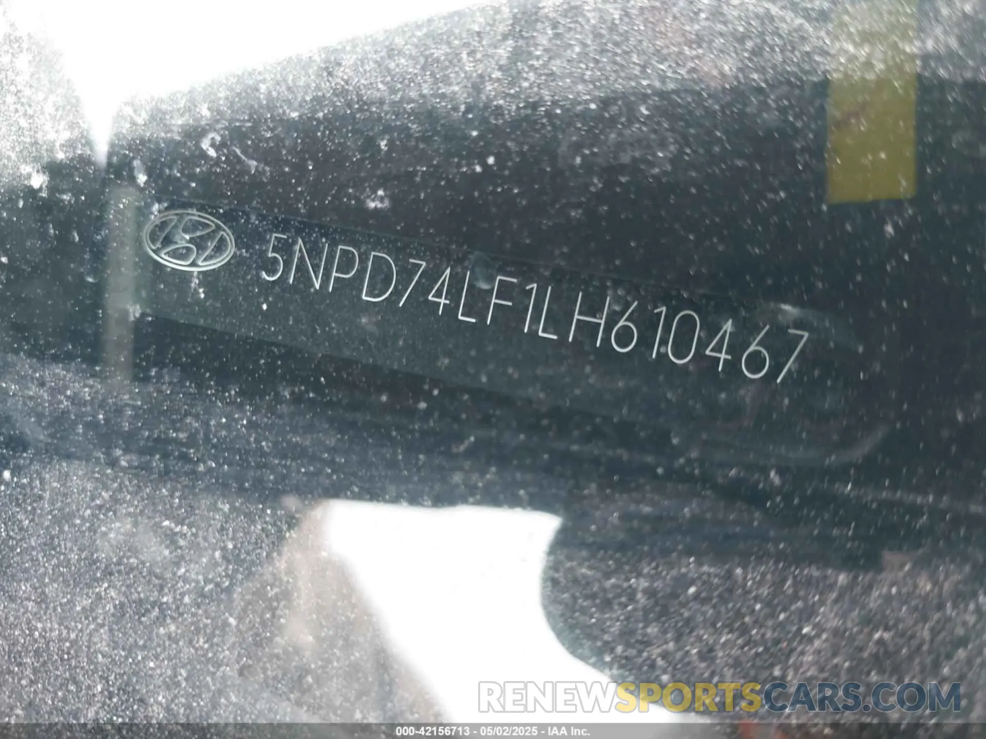 9 Photograph of a damaged car 5NPD74LF1LH610467 HYUNDAI ELANTRA 2020
