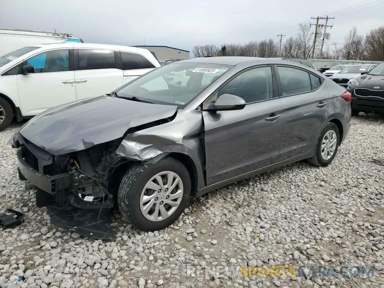 1 Photograph of a damaged car 5NPD74LF2LH513150 HYUNDAI ELANTRA 2020