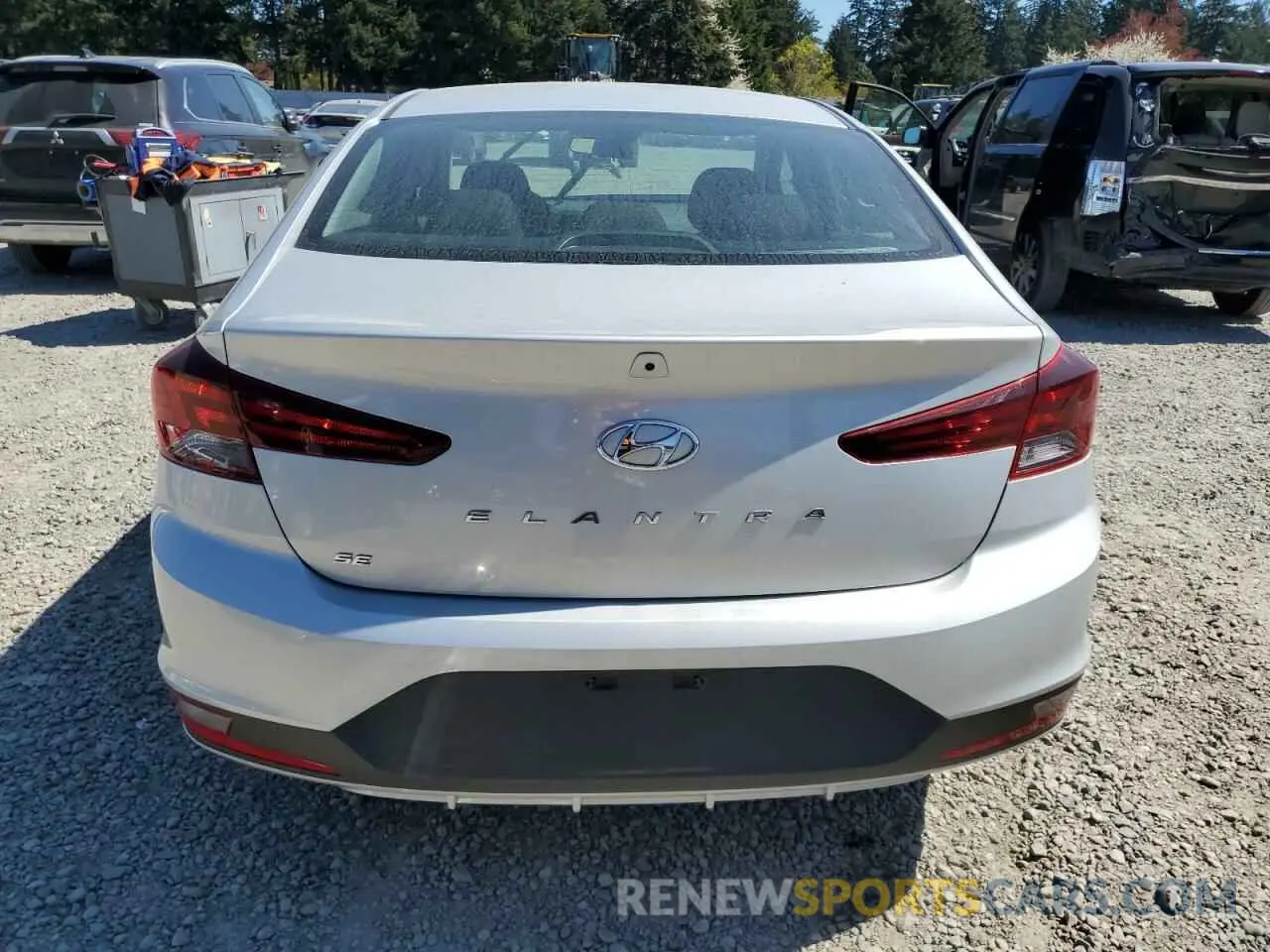 6 Photograph of a damaged car 5NPD74LF2LH520339 HYUNDAI ELANTRA 2020