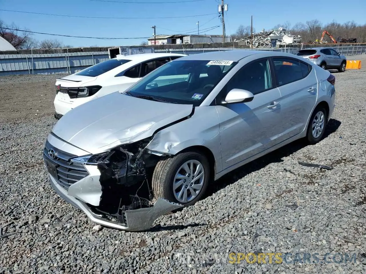 1 Photograph of a damaged car 5NPD74LF2LH530191 HYUNDAI ELANTRA 2020