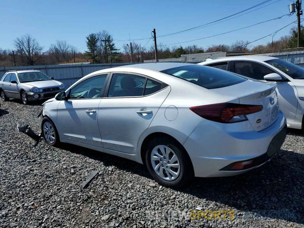 2 Photograph of a damaged car 5NPD74LF2LH530191 HYUNDAI ELANTRA 2020