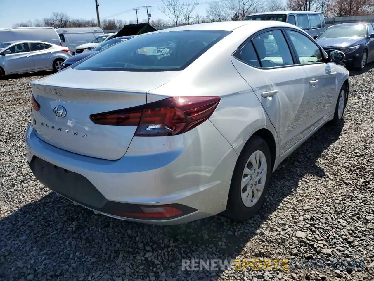 3 Photograph of a damaged car 5NPD74LF2LH530191 HYUNDAI ELANTRA 2020