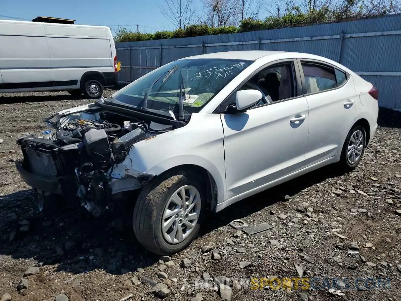 1 Photograph of a damaged car 5NPD74LF2LH597535 HYUNDAI ELANTRA 2020