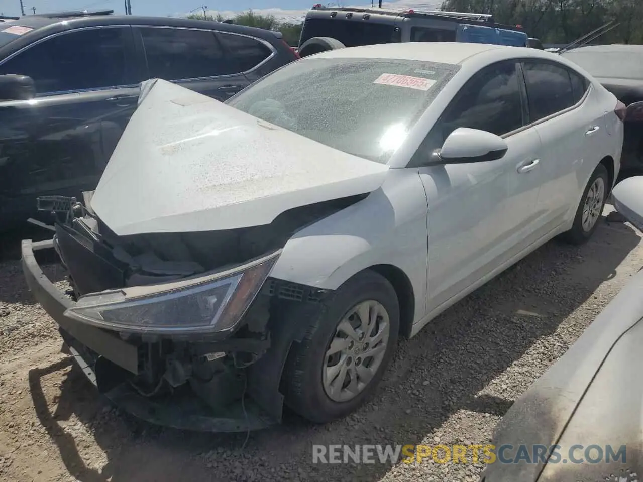 1 Photograph of a damaged car 5NPD74LF2LH604855 HYUNDAI ELANTRA 2020