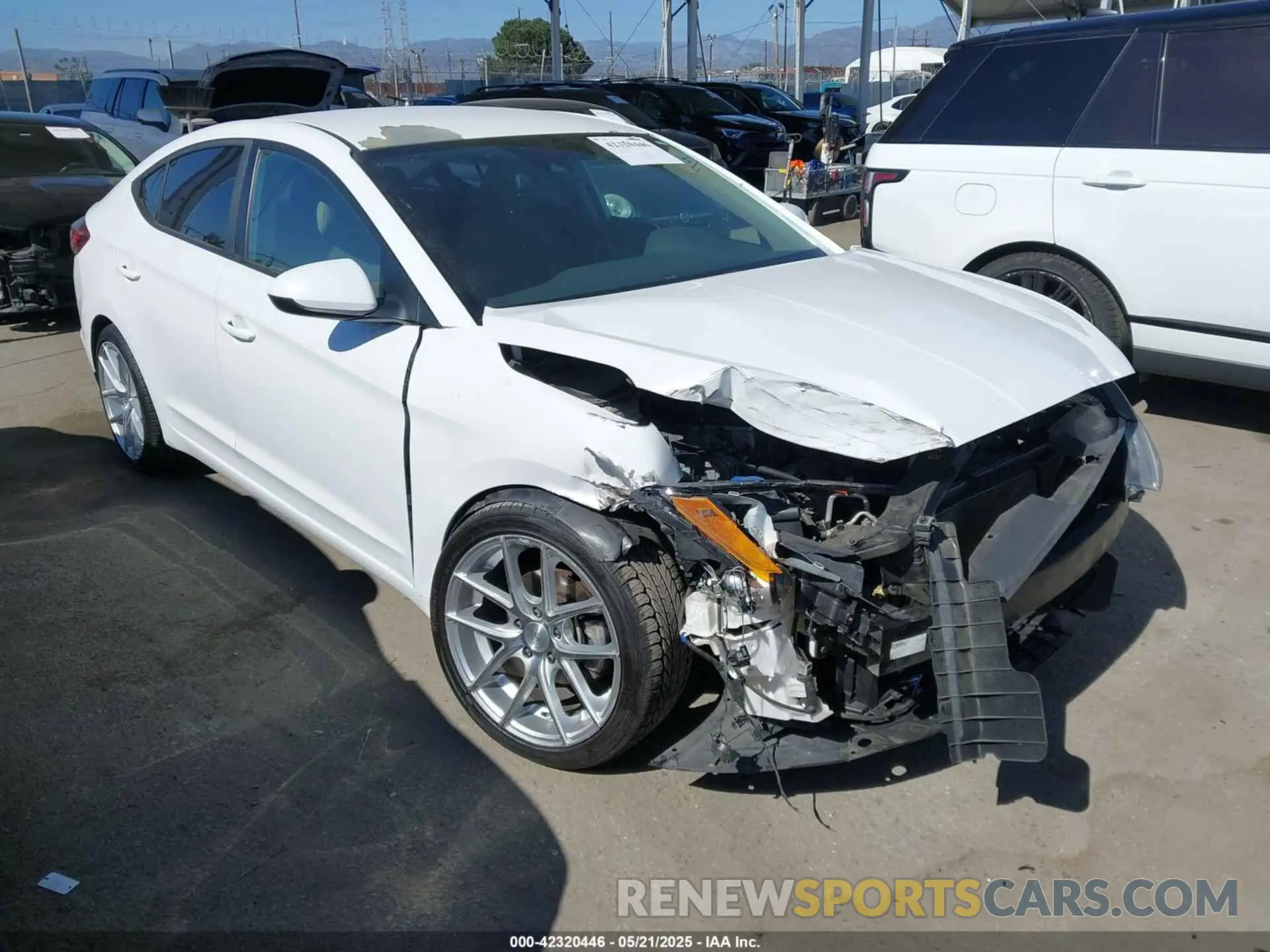 1 Photograph of a damaged car 5NPD74LF3LH503856 HYUNDAI ELANTRA 2020