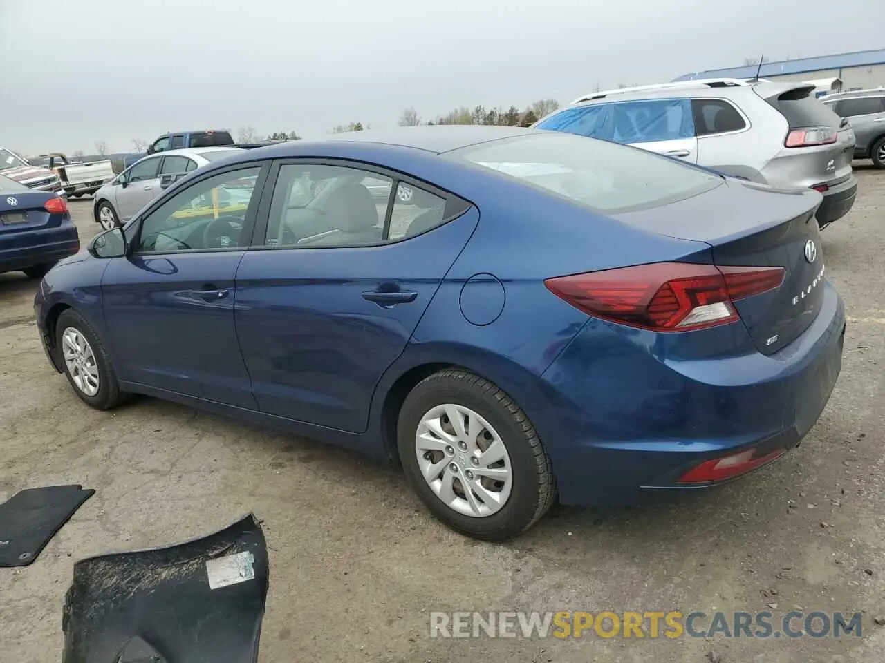 2 Photograph of a damaged car 5NPD74LF3LH511553 HYUNDAI ELANTRA 2020