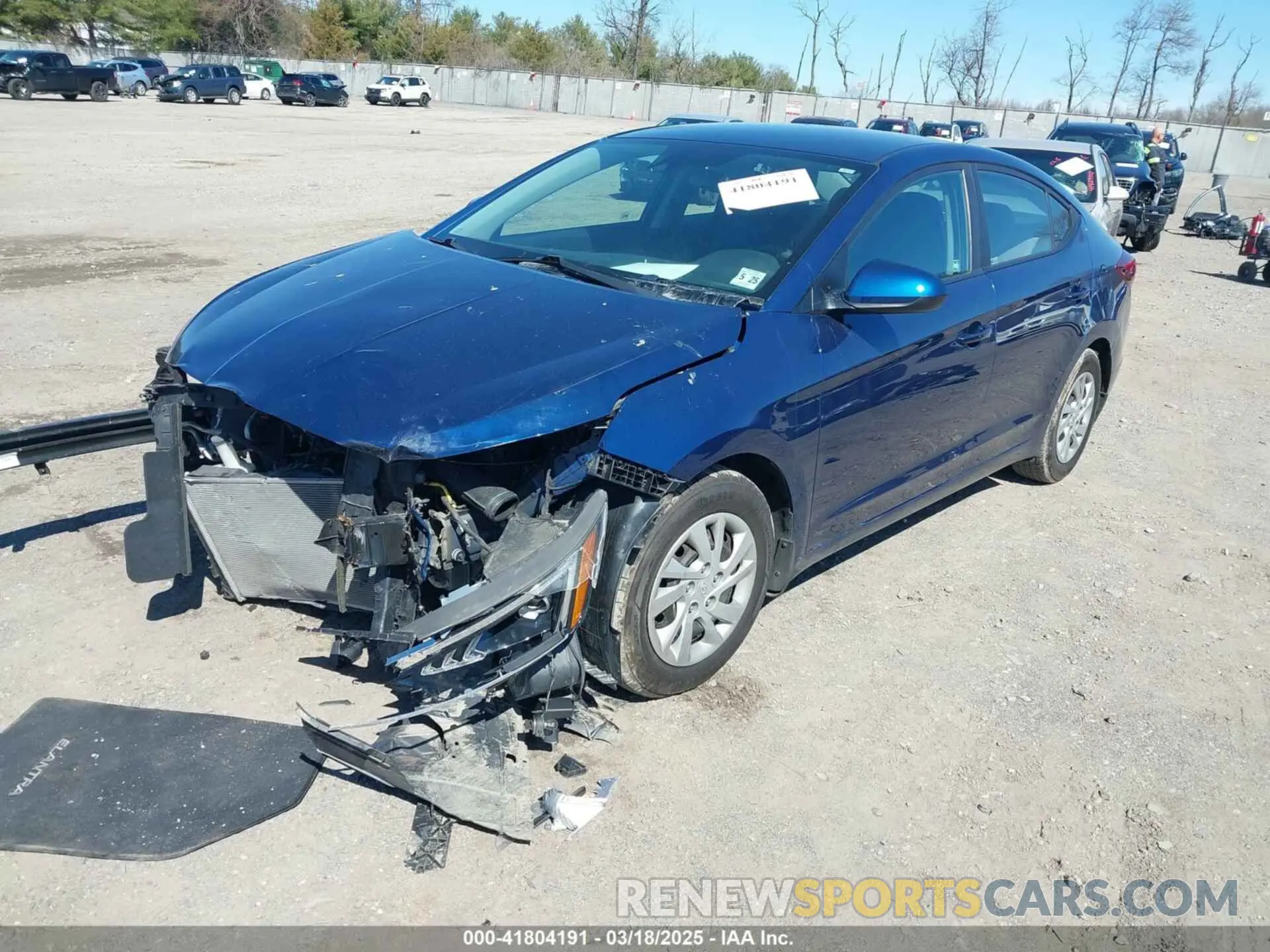 2 Photograph of a damaged car 5NPD74LF3LH528109 HYUNDAI ELANTRA 2020