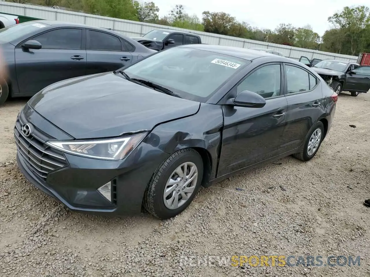 1 Photograph of a damaged car 5NPD74LF3LH560221 HYUNDAI ELANTRA 2020