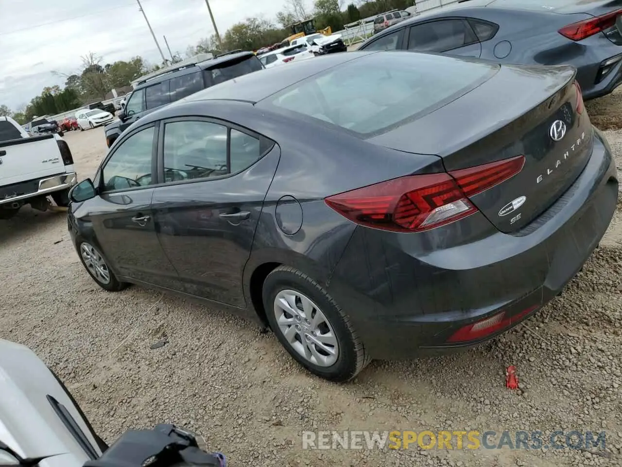 2 Photograph of a damaged car 5NPD74LF3LH560221 HYUNDAI ELANTRA 2020