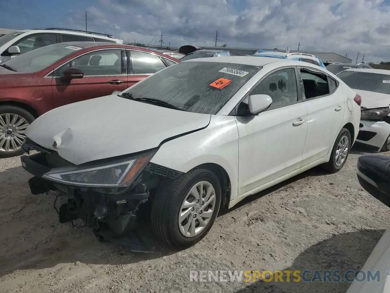 1 Photograph of a damaged car 5NPD74LF3LH588813 HYUNDAI ELANTRA 2020