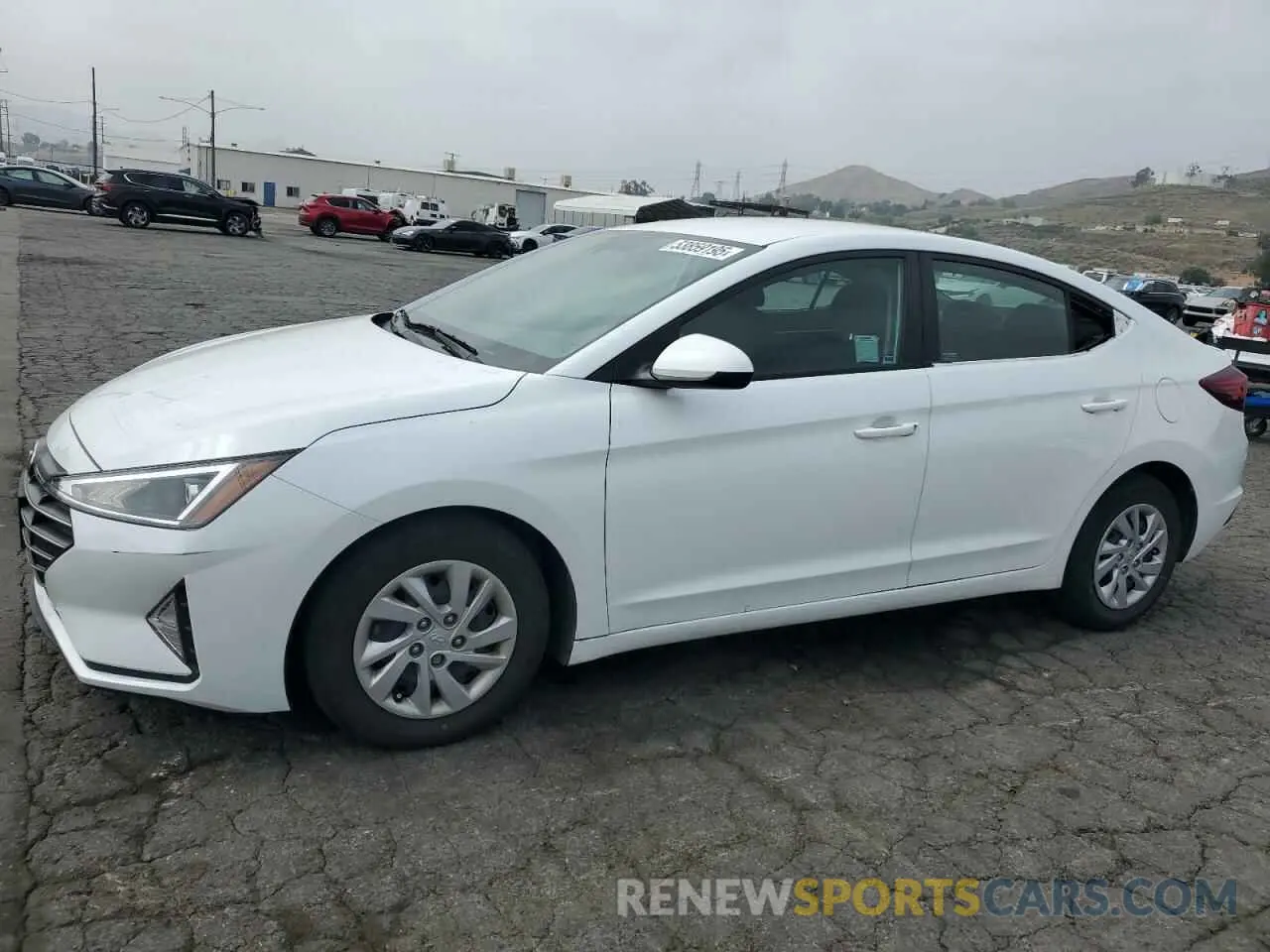 1 Photograph of a damaged car 5NPD74LF3LH597186 HYUNDAI ELANTRA 2020