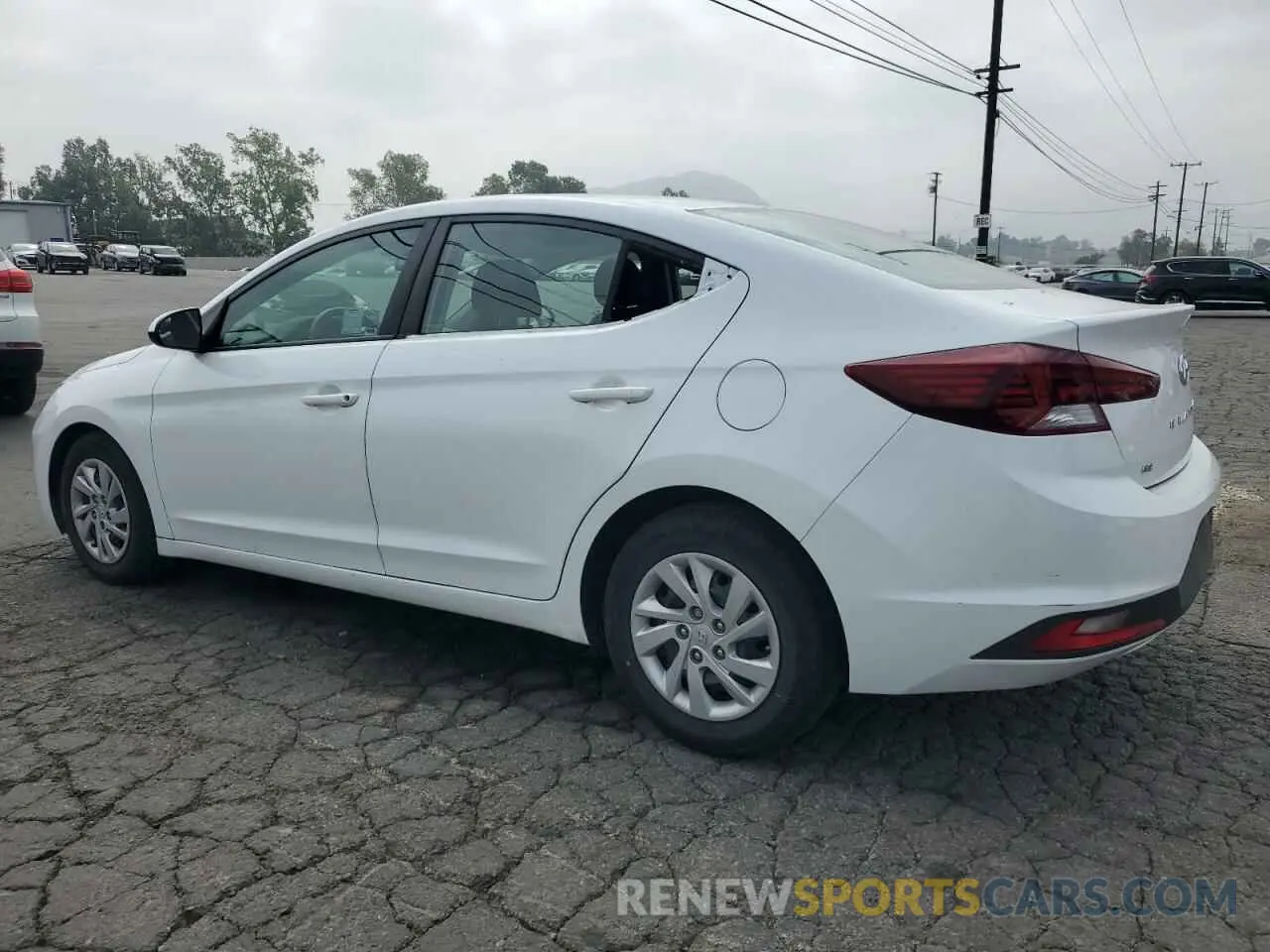2 Photograph of a damaged car 5NPD74LF3LH597186 HYUNDAI ELANTRA 2020