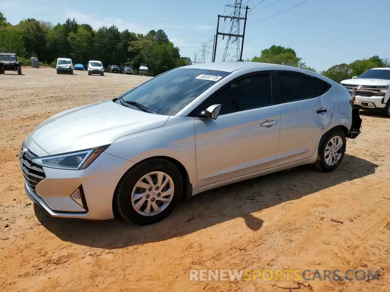 1 Photograph of a damaged car 5NPD74LF4LH503140 HYUNDAI ELANTRA 2020
