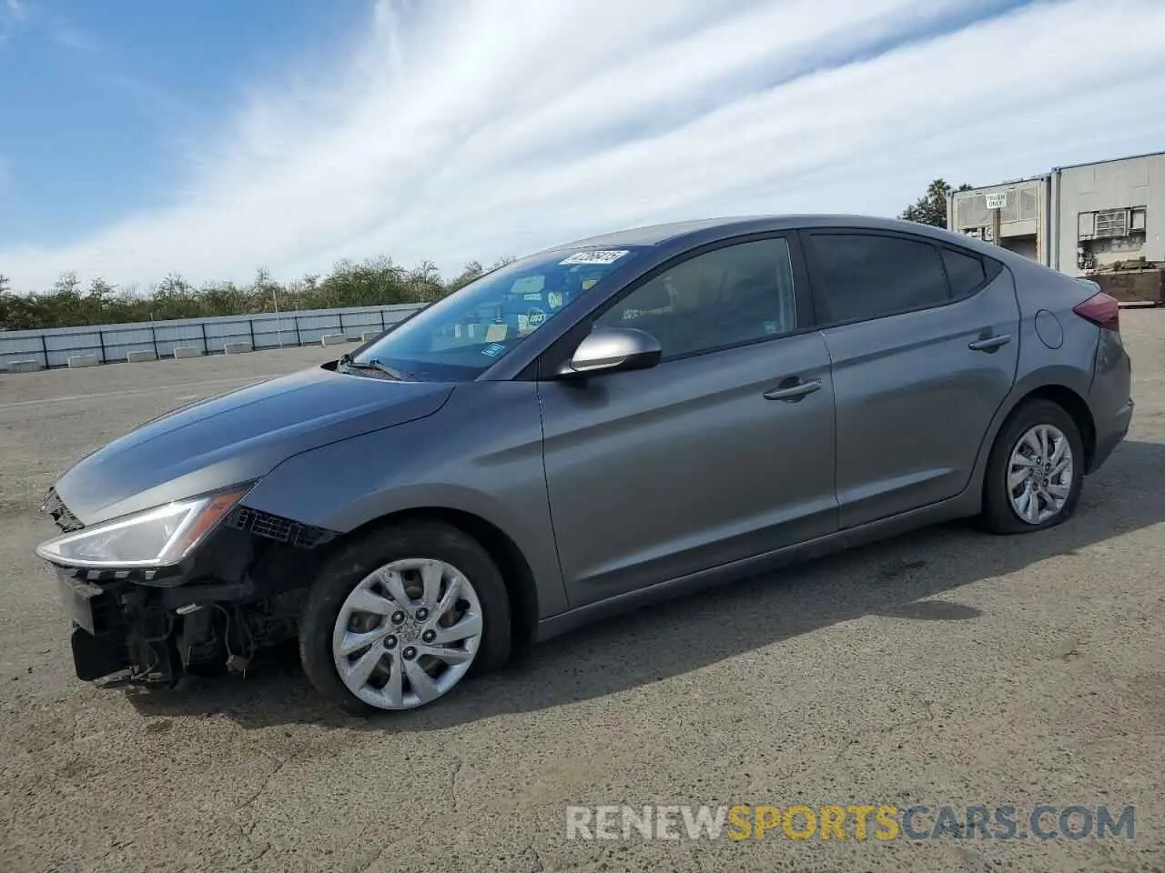 1 Photograph of a damaged car 5NPD74LF4LH505650 HYUNDAI ELANTRA 2020
